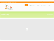 Tablet Screenshot of akmfoods.com